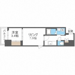 ＣＡＶＡＮＡ本町の物件間取画像